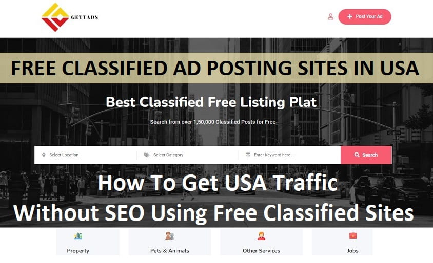 How To Get USA Traffic Without SEO Using Free Classified Sites