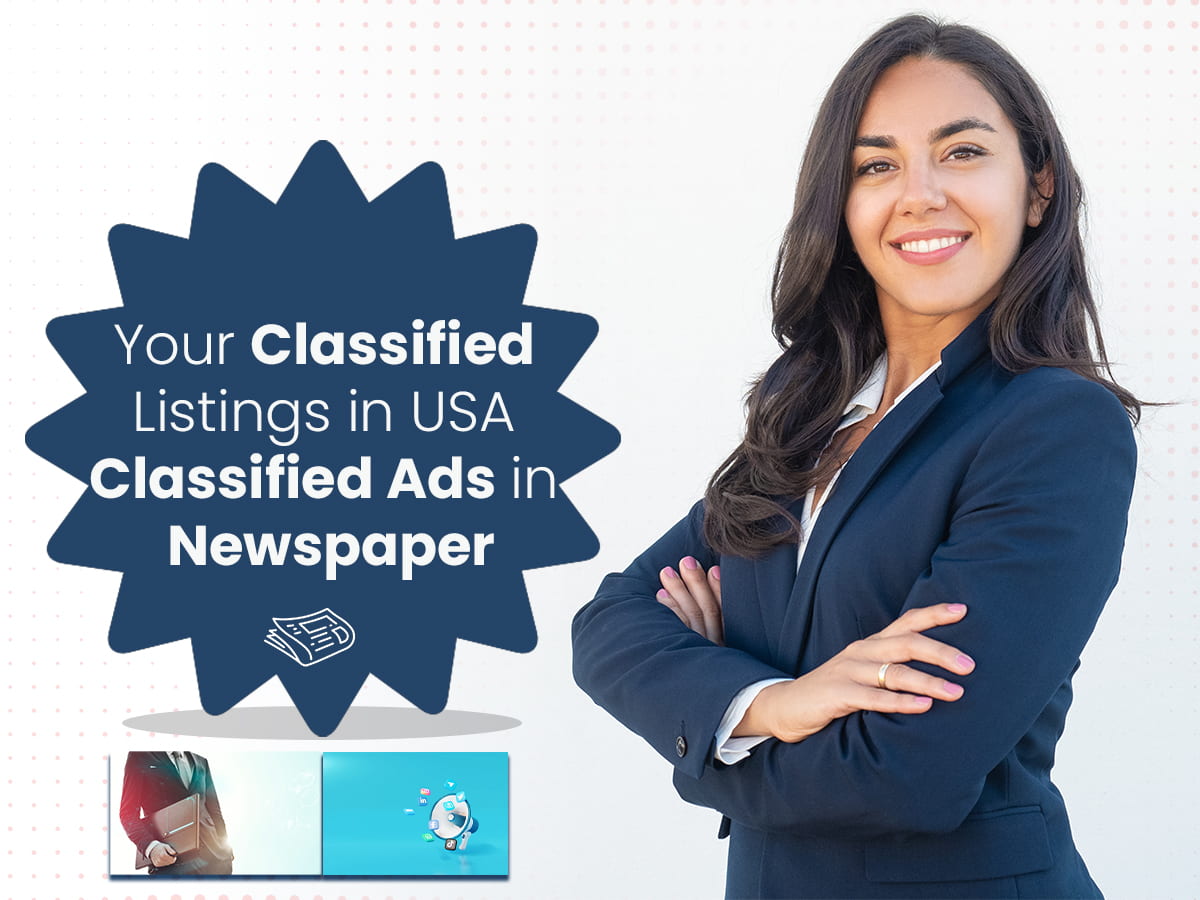 Your Classified Listings in USA Classified Ads in Newspaper -gettads.com